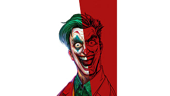 Joker Smile And Danger, joker, supervillain, artist, artwork, digital-art, artstation HD wallpaper