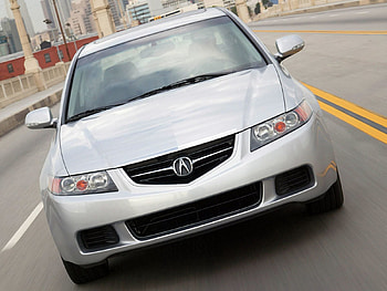 Auto, Acura, Cars, City, Building, Asphalt, Front View, Speed, Style, Akura, 2003, Tsx HD wallpaper
