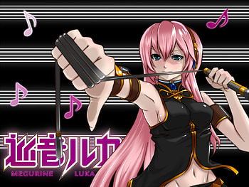 Megurine Luka, awesome, song notes, nice, aqua eyes, music notes, notes, sexy, white, hot, girl, headset, singer, aqua, pink hair, anime, pretty, megurine, virtual, luka, black, song, heads, cute, vocaloid, beauty, music, vocaloids, program, beautiful, diva, pink, cool, idol, micro HD wallpaper