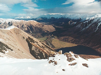 LAKE PEARSON ARTHUR'S PASS. NZ, island, south, lake, snow HD wallpaper