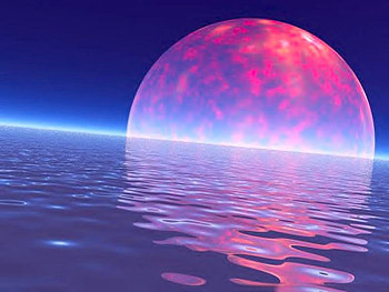 Alien Sunset, space, planets HD wallpaper