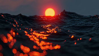 SLOW MO OCEAN LIVE FOR / Mobile, Red Ocean HD wallpaper