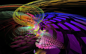 Abstract, Background, Patterns, Multicolored, Motley, Fractal HD wallpaper