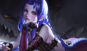 Jinx Lol Fanart , jinx-league-of-legends, league-of-legends, games, artist, artwork, digital-art, artstation HD wallpaper
