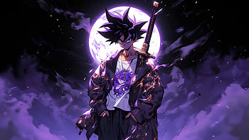 Goku Arrival In The Bleach Universe, goku, artwork, anime, artist, digital-art, art HD wallpaper