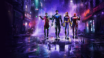 Gotham Knights , Background , Gaming visuals, DC universe HD wallpaper