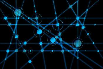 Abstract, Circles, Lines, Plexus, Connections, Connection HD wallpaper