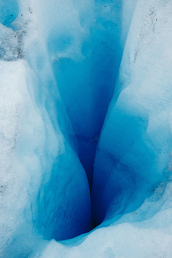 Nature, Ice, Glacier, Slit, Hole, Ice Tunnel HD phone wallpaper