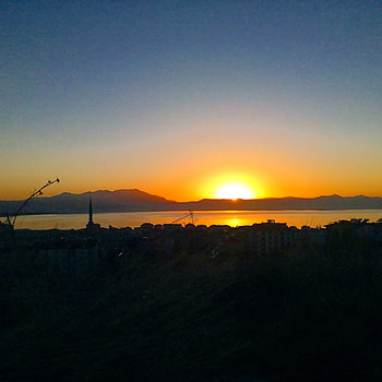 Gün batımı, bulut, gök yüzü HD phone wallpaper