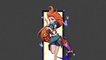 Zoe League Of Legends Minimal Art , zoe-league-of-legends, league-of-legends, games, artist, artwork, digital-art, artstation HD wallpaper
