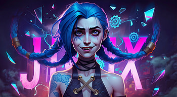 Arcane, Jinx (League Of Legends) HD wallpaper