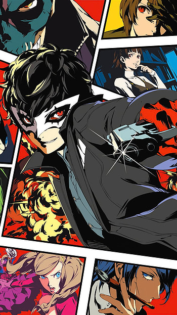 Phantom Thieves Unite: Joker’s Dynamic Persona 5, video game, Persona 5 HD phone wallpaper
