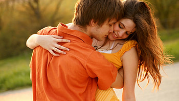 Love couple hug, Romantic , Affectionate embrace, Intimate moments HD wallpaper