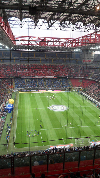 San Siro stadium, and backgrounds, Football venue, Historic landmark HD phone wallpaper