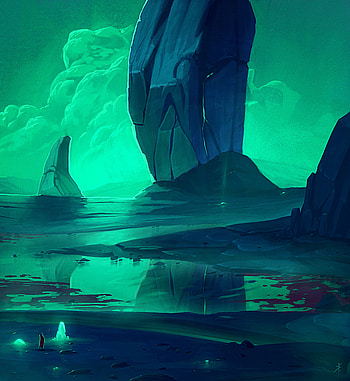 Art, Rocks, Loneliness, Cave, Alone, Lonely HD phone wallpaper