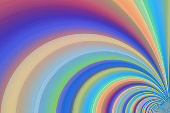 Colorful, curves, digital art, abstract HD wallpaper