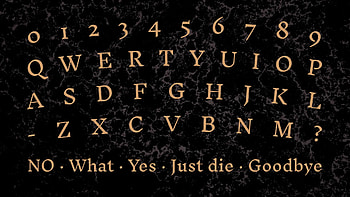 Ouija, ouija board, text, dark HD wallpaper