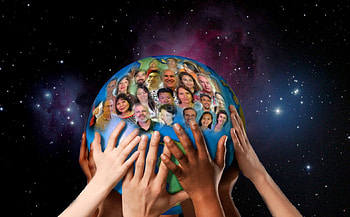 Orion Earth, hands, earth, abstract, 3d HD wallpaper