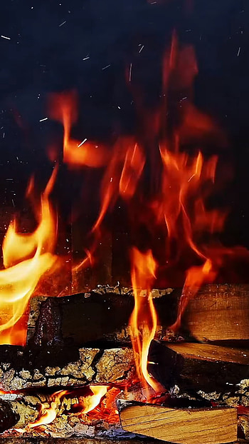 Fiery live , Dark and captivating, Intense flame visuals, Dynamic backgrounds HD phone wallpaper