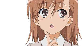 Anime, Girl, Gesture, Brunette, Surprise, Astonishment HD wallpaper