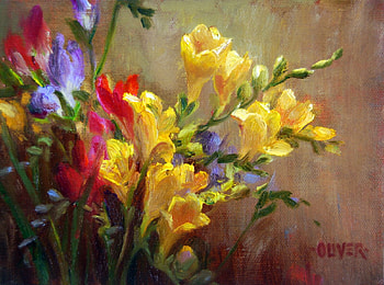 sias, blue, colorful, art, spring, painting, sia, pictura, flower, yellow, red HD wallpaper