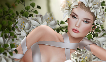 Girl, Portrait, Wreath, Look HD wallpaper