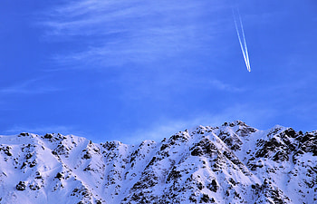 Nature, Sky, Snow, Mountain, Vertex, Top, Flight, Snow Covered, Snowbound, Plane, Airplane HD wallpaper