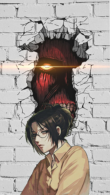 Attack on Titans, eye, head, art, fanart, eren, hangezoe, anime HD phone wallpaper