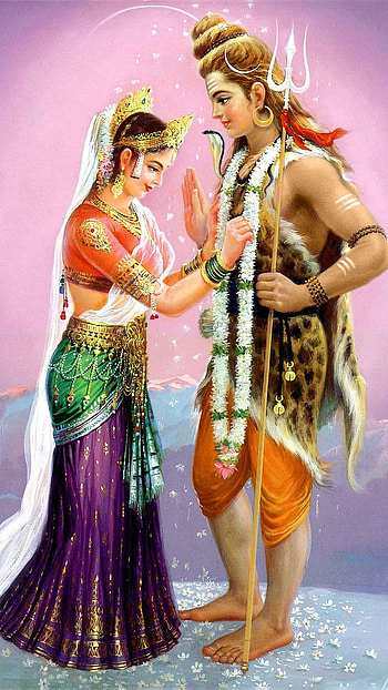 Sivan , Shiv Parvati, Vivah HD phone wallpaper