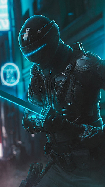 Snake Eyes from G.I. Joe, Silent ninja warrior, Stealth and precision, Epic battles HD phone wallpaper