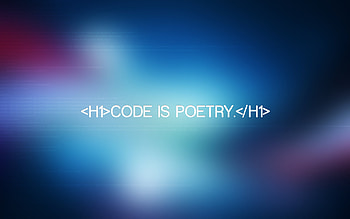 Code is Poetry, code, computer, programming, syntax HD wallpaper