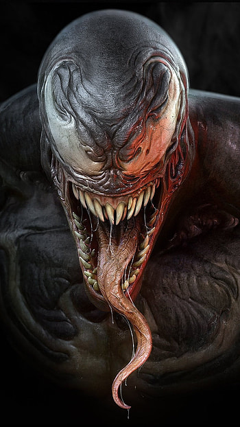 Venom, Black Venom, Evil Venom HD phone wallpaper