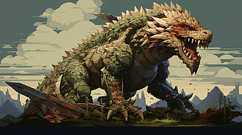 Monster Hunter Epic Dragon, dragon, video game, Monster Hunter HD wallpaper