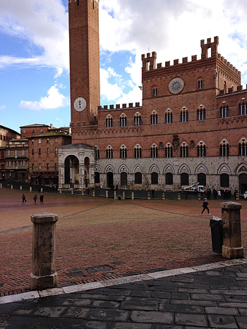 Il Campo Square, Piazza del Campo, Erasmus, Siena HD phone wallpaper