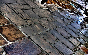 Stones, Wet, Texture, Textures, Surface, Humid, Sidewalk HD wallpaper