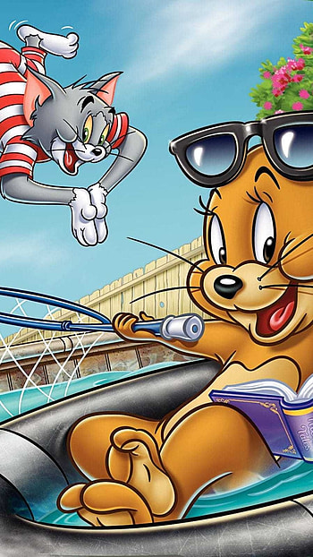 Tom And Jerry, Jerry, Cute, Laughing HD phone wallpaper