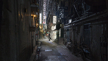 Dangerous Alley, scifi, artist, artwork, digital-art, deviantart HD wallpaper