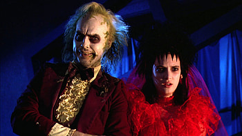 Michael Keaton, Beetlejuice, Winona Ryder HD wallpaper