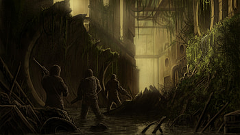 Sci-fi post-apocalyptic, Ultra , , Background HD wallpaper