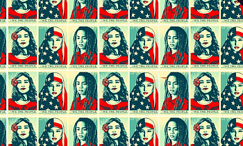 Shepard Fairey Facebook/Twitter Banner HD wallpaper
