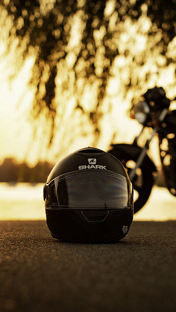 black, helmet, vehicle, motorcycle HD phone wallpaper