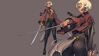 video games hyung-tae kim blade and soul simple background mmorpg game manga art HD wallpaper
