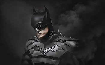 Batman, , darkness, superheroes, 3D art, smoke, DC comics, creative, Batman HD wallpaper