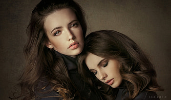 Model, girl, women, hug HD wallpaper