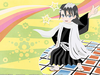 Dancing Byakuya, bleach, rainbow, dance, byakuya, kuchiki HD wallpaper