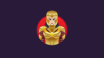Wonder Woman Minimalism 2020, wonder-woman, superheroes, minimalism, artwork HD wallpaper