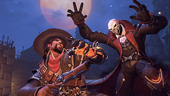 McCree, Overwatch , High-definition , Background scenery HD wallpaper