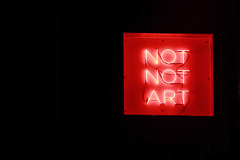 Art, Words, Neon, Backlight, Illumination, Inscription HD wallpaper