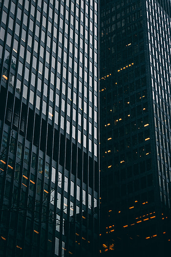 Cities, Architecture, Building, Reflection, Glass, Facade, Modern, Up To Date HD phone wallpaper