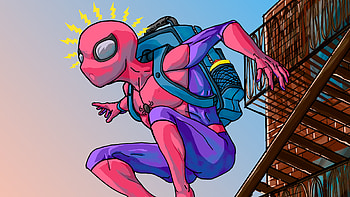 Spider Man Verse Art, spiderman, superheroes, artwork, artist, digital-art, behance HD wallpaper